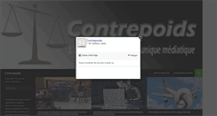 Desktop Screenshot of contrepoids.com