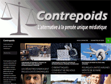 Tablet Screenshot of contrepoids.com